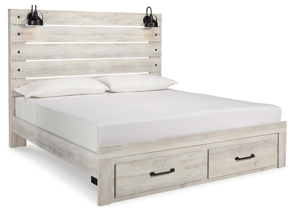Cambeck Bed with 2 Storage Drawers - Furniture Gallery