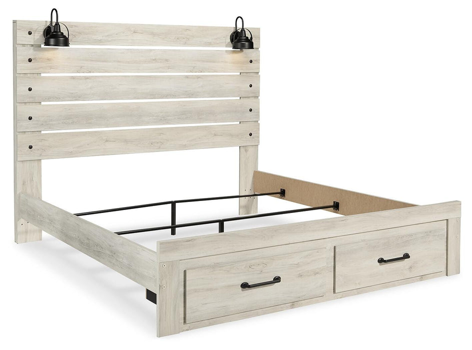 Cambeck Bed with 2 Storage Drawers - Furniture Gallery