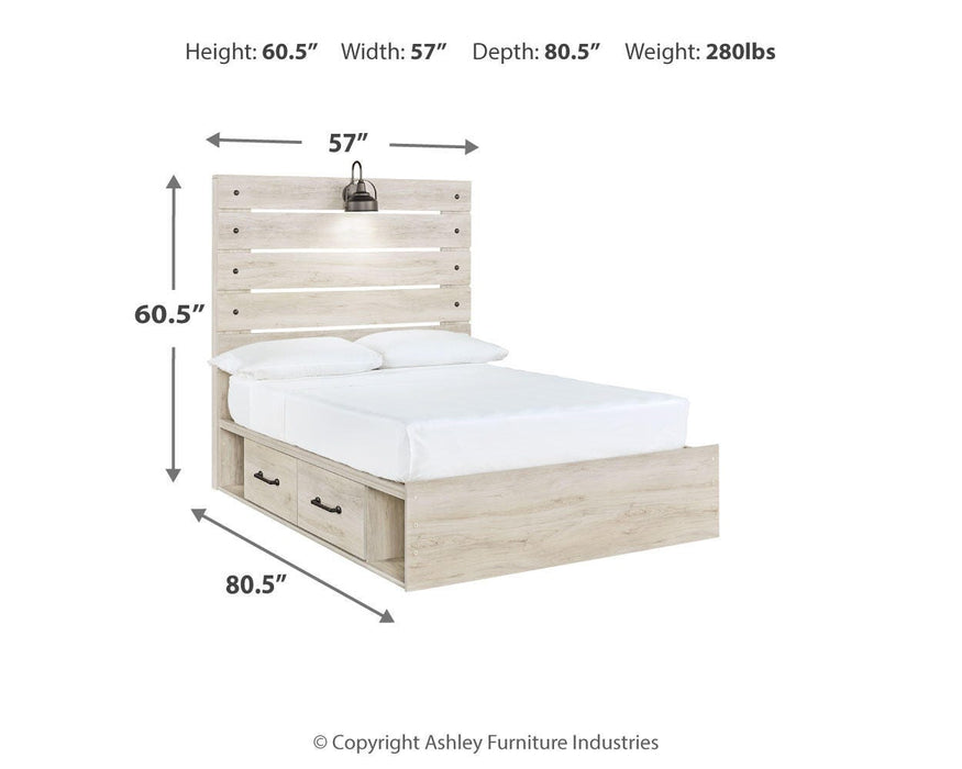 Cambeck Bed with 4 Storage Drawers - Furniture Gallery