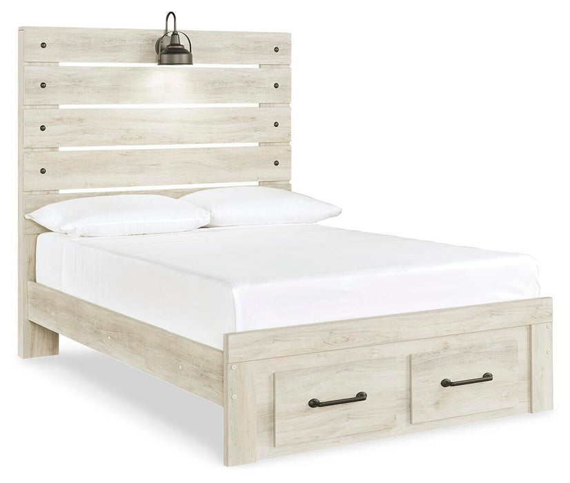 Cambeck Bed with 2 Storage Drawers - Furniture Gallery