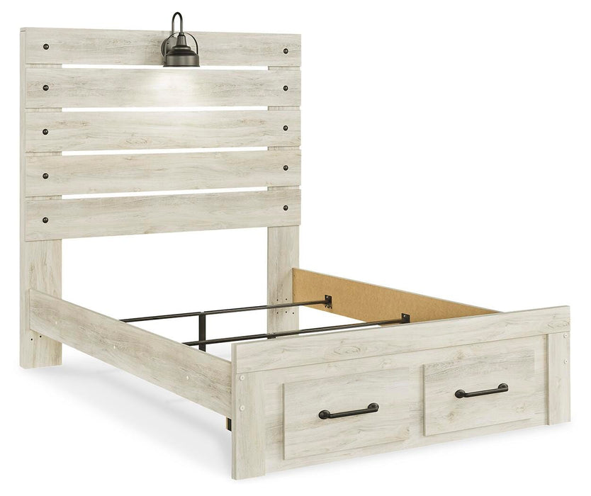 Cambeck Bed with 2 Storage Drawers - Furniture Gallery
