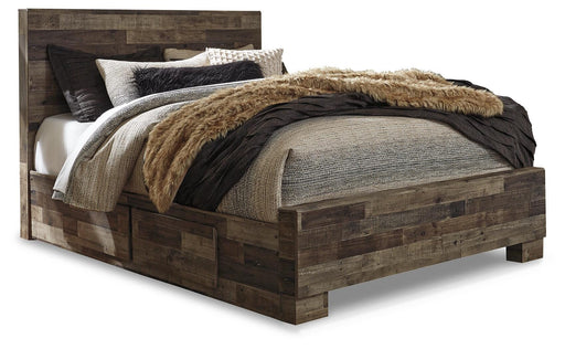 Derekson Bed with 2 Side Storage - Furniture Gallery
