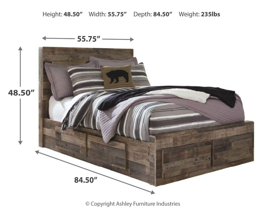 Derekson Youth Bed with 6 Storage Drawers - Furniture Gallery