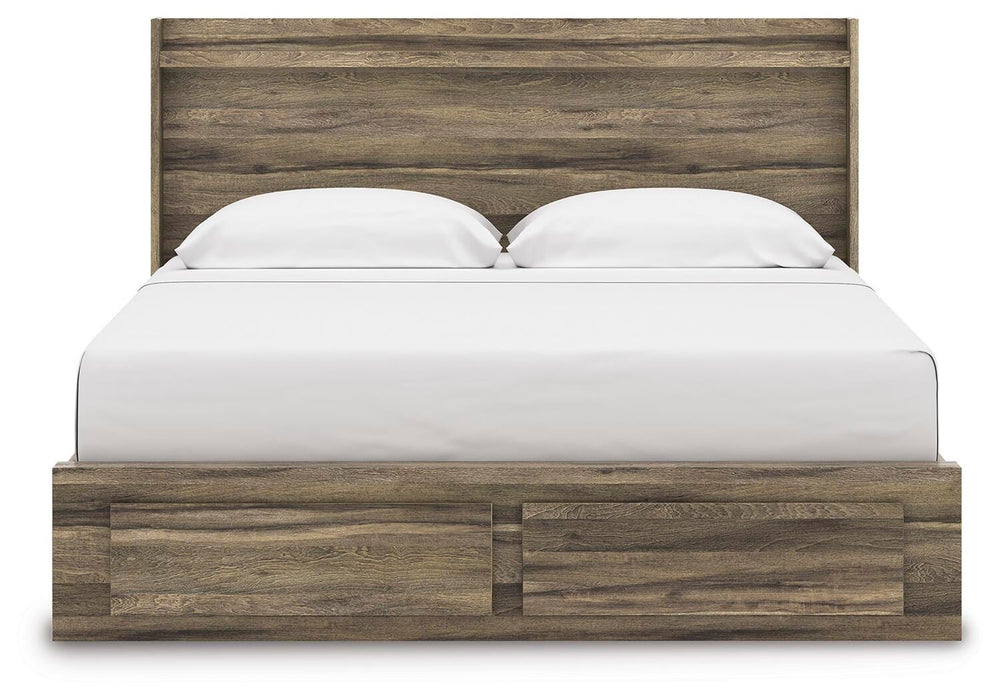 Elbrim Panel Storage Bed - Furniture Gallery