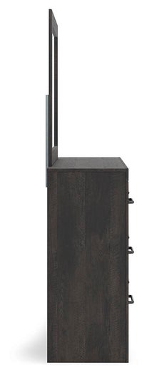 Hollivern Dresser and Mirror - Furniture Gallery