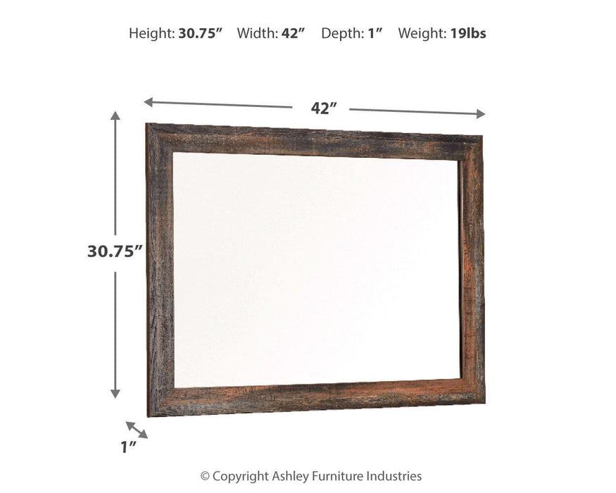 Drystan Bedroom Mirror - Furniture Gallery