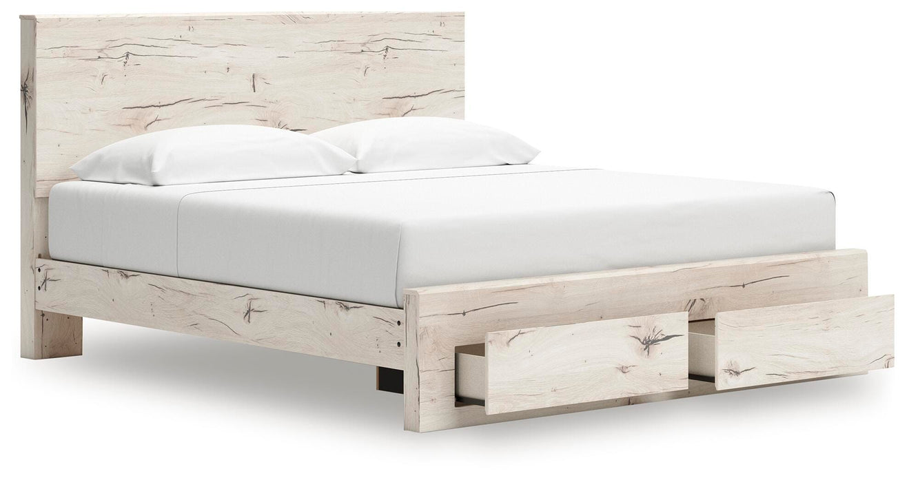 Lawroy Panel Storage Bed - Furniture Gallery