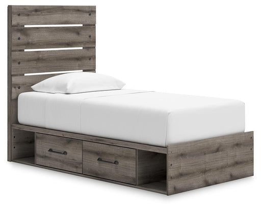 Graystorm Bed with Storage - Furniture Gallery