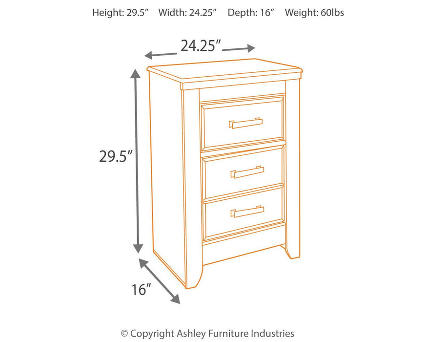 Juararo Nightstand - Furniture Gallery