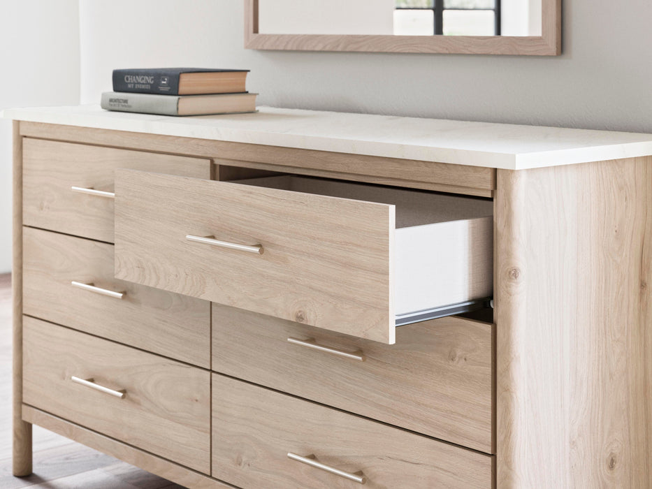 Cadmori Dresser and Mirror - Furniture Gallery
