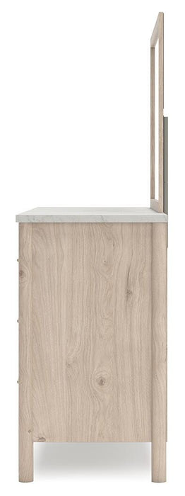 Cadmori Dresser and Mirror - Furniture Gallery