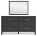 Cadmori Dresser and Mirror - Furniture Gallery