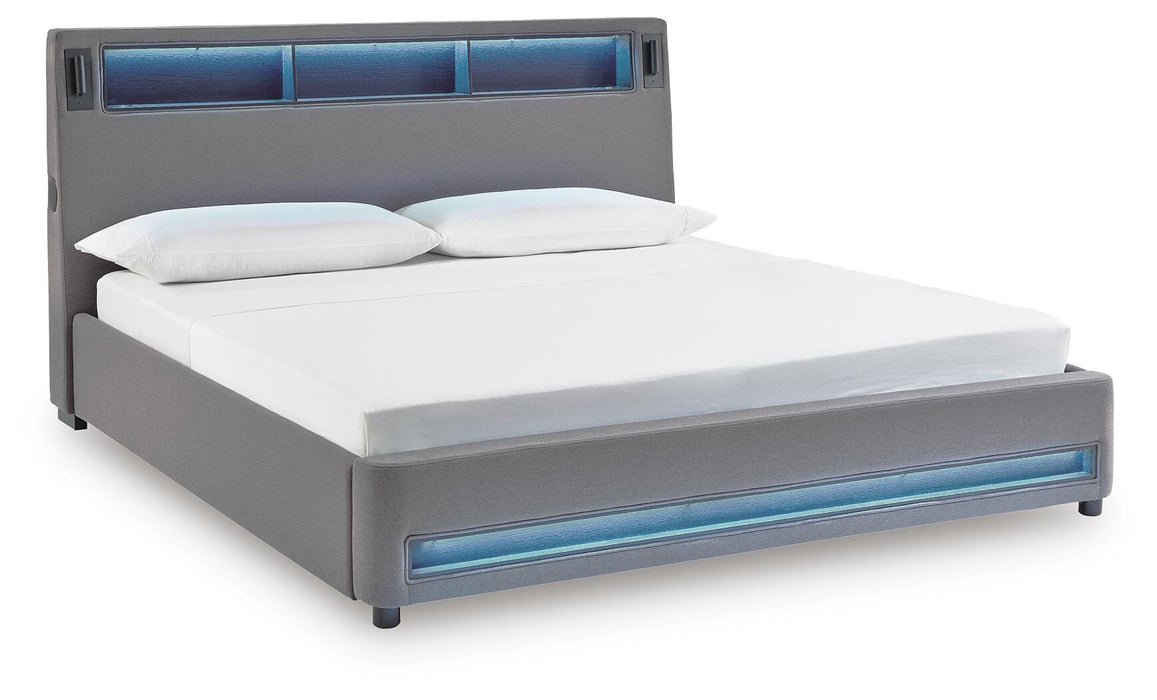 Verishaw Upholstered Bed - Furniture Gallery