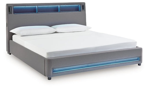 Verishaw Upholstered Bed - Furniture Gallery