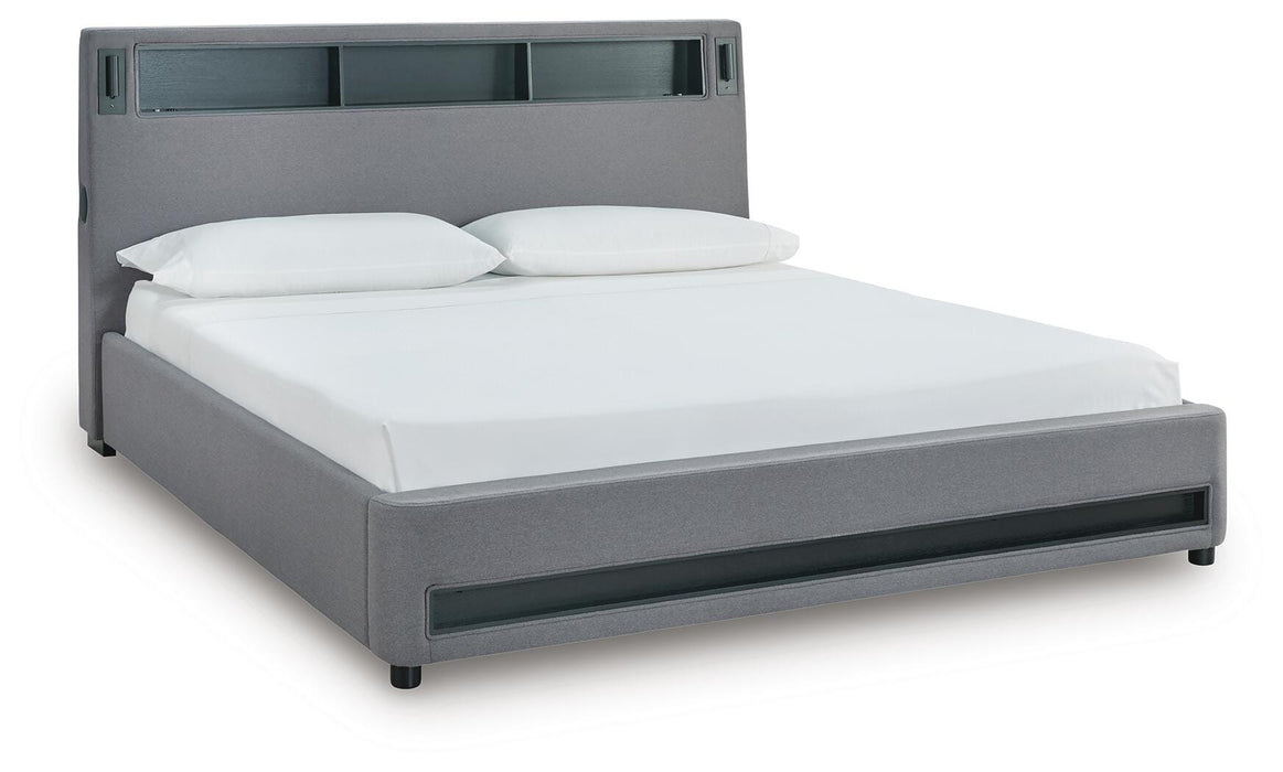 Verishaw Upholstered Bed - Furniture Gallery