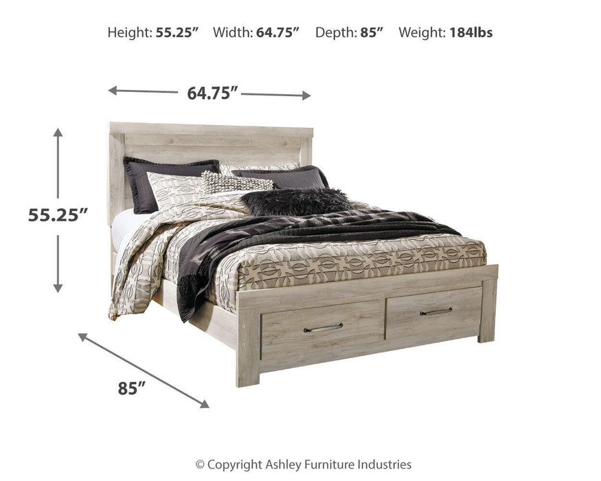 Bellaby Bed with 2 Storage Drawers - Furniture Gallery