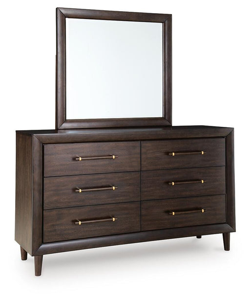 Dantenton Dresser and Mirror - Furniture Gallery