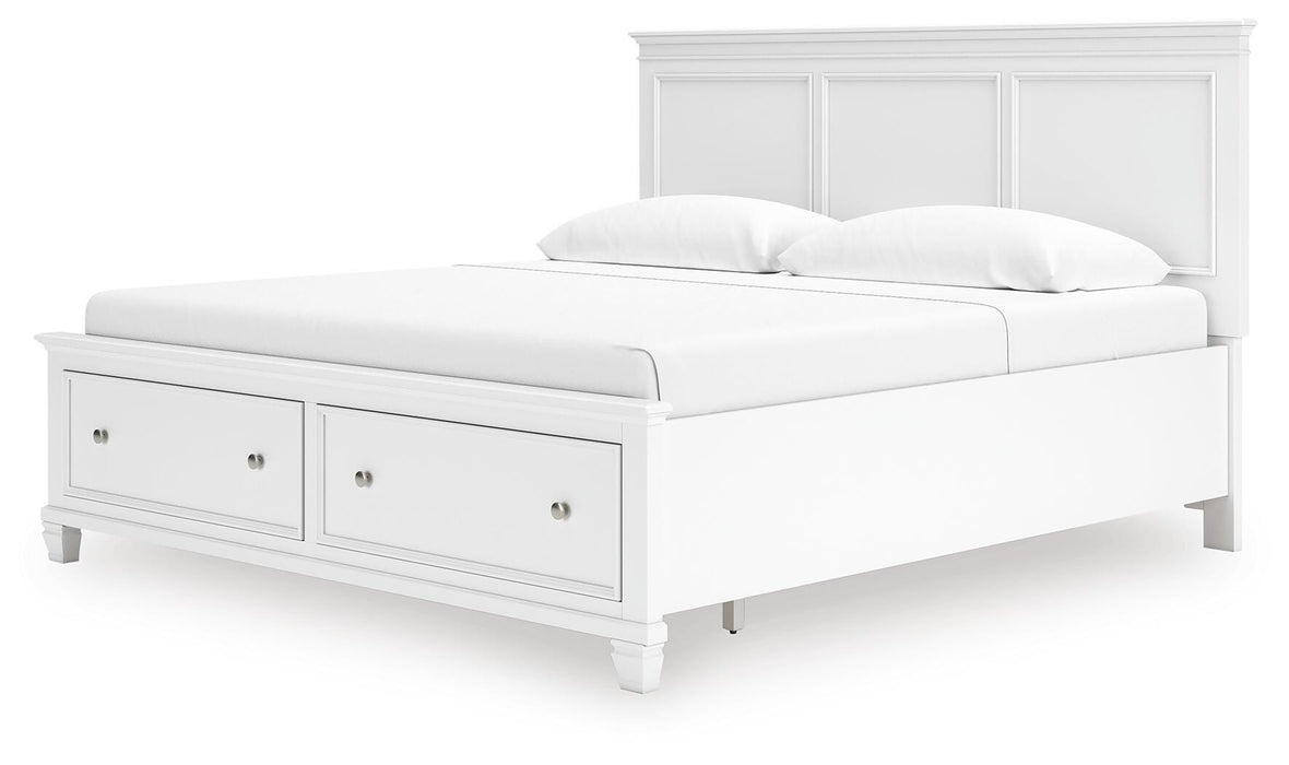 Fortman Panel Storage Bed - Furniture Gallery