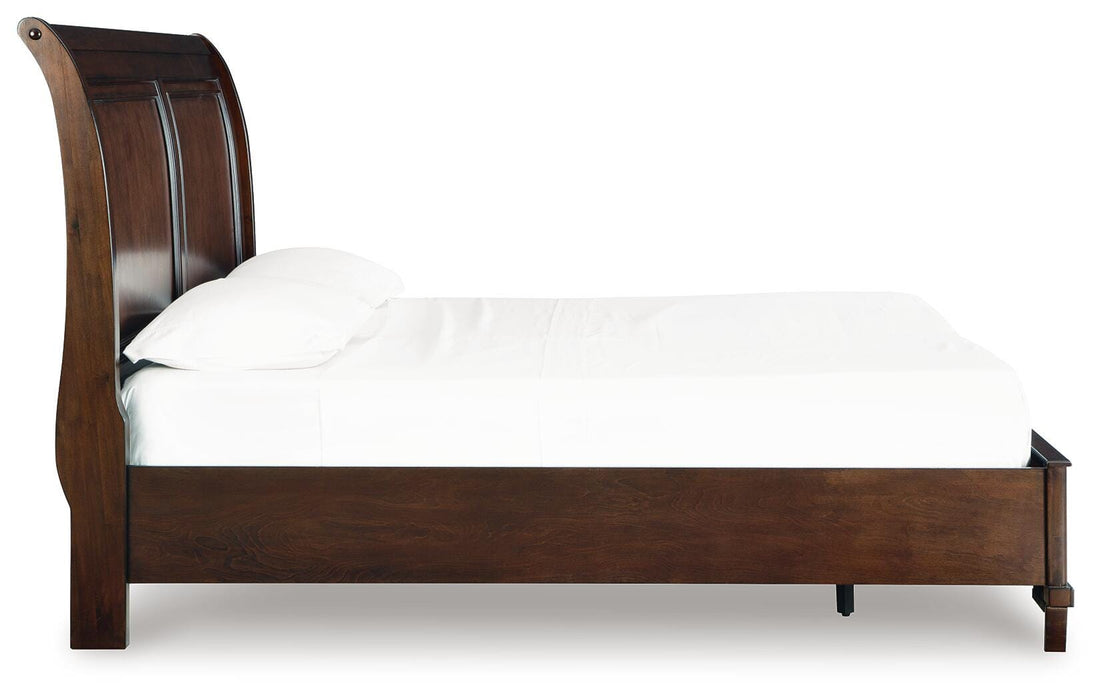 Trellington Sleigh Storage Bed - Furniture Gallery