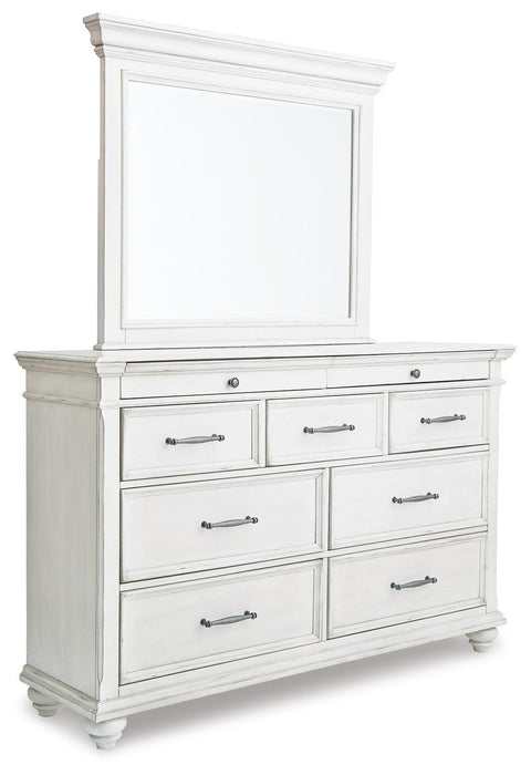 Kanwyn Dresser and Mirror - Furniture Gallery