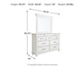 Kanwyn Dresser and Mirror - Furniture Gallery