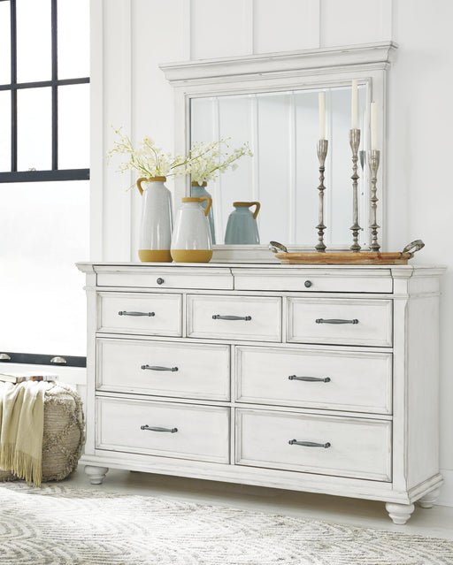 Kanwyn Dresser and Mirror - Furniture Gallery