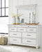 Kanwyn Dresser and Mirror - Furniture Gallery