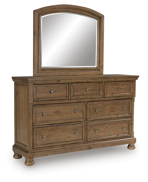 Feddinger Dresser and Mirror - Furniture Gallery