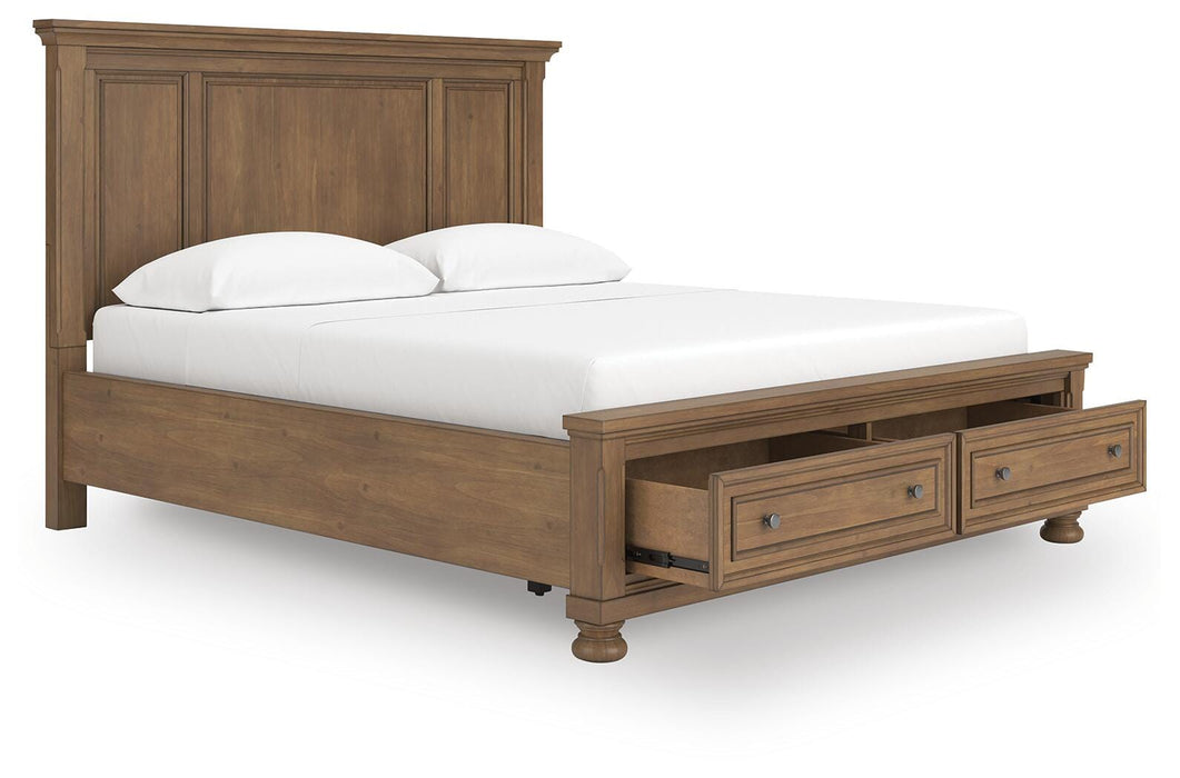 Feddinger Panel Storage Bed - Furniture Gallery