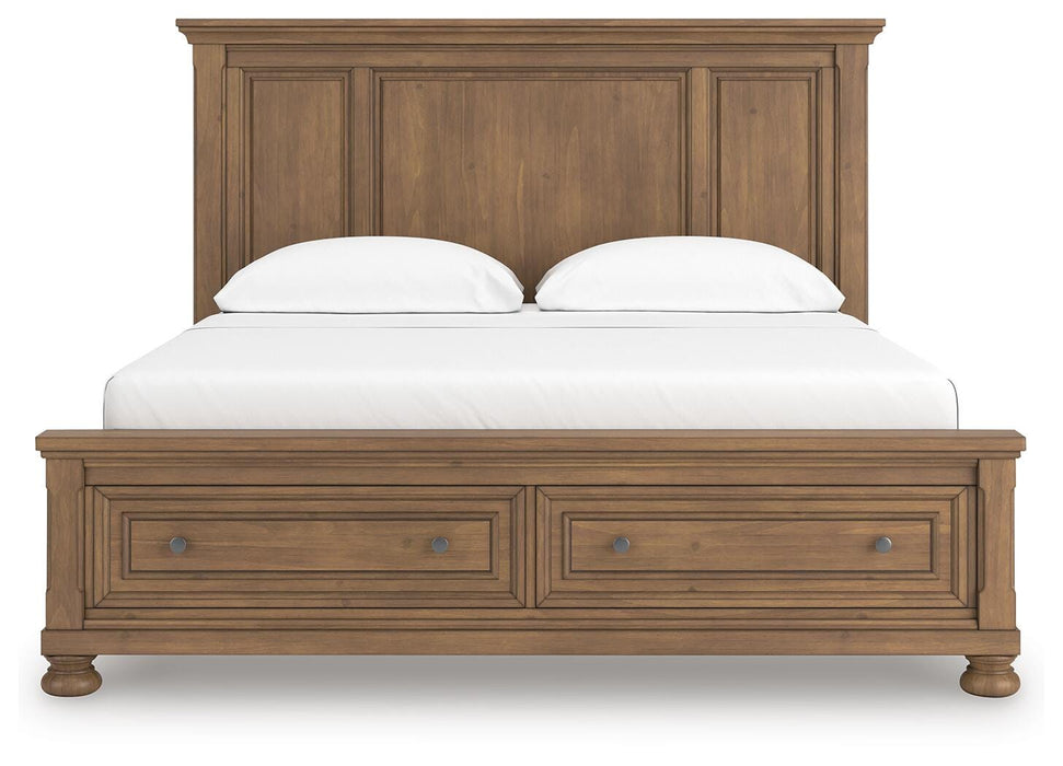 Feddinger Panel Storage Bed - Furniture Gallery