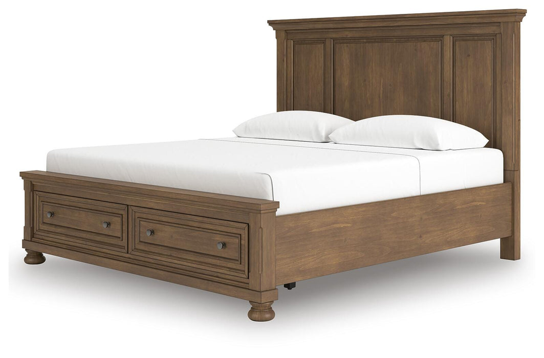 Feddinger Panel Storage Bed - Furniture Gallery