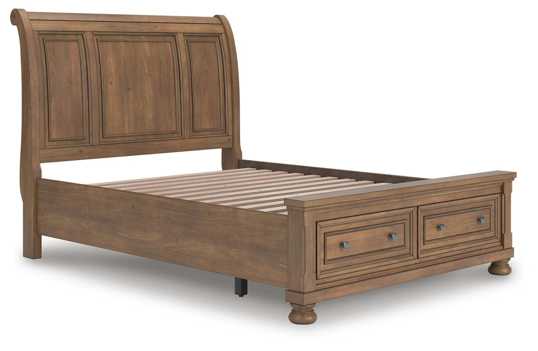 Feddinger Panel Storage Bed - Furniture Gallery