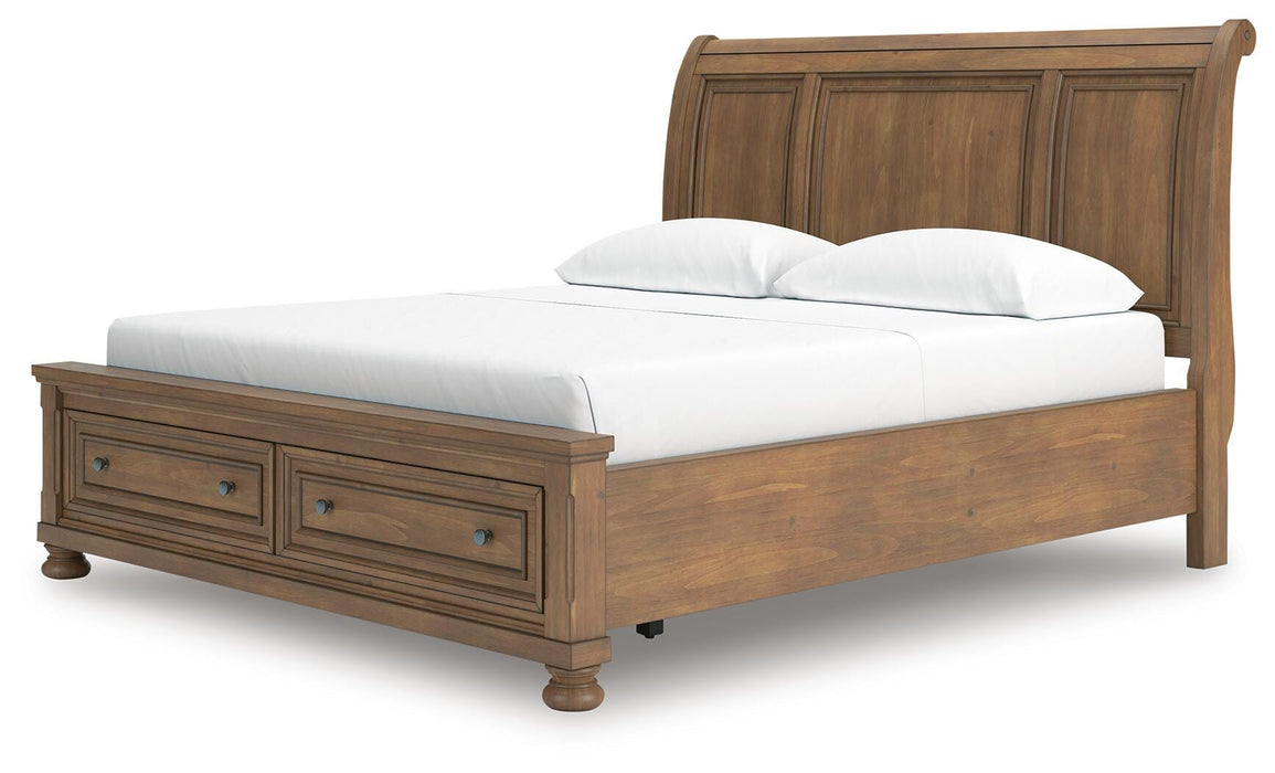 Feddinger Panel Storage Bed - Furniture Gallery