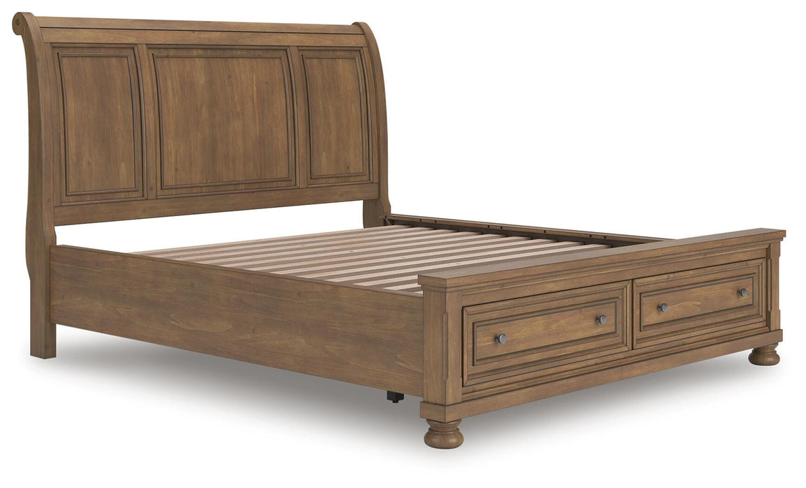 Feddinger Panel Storage Bed - Furniture Gallery