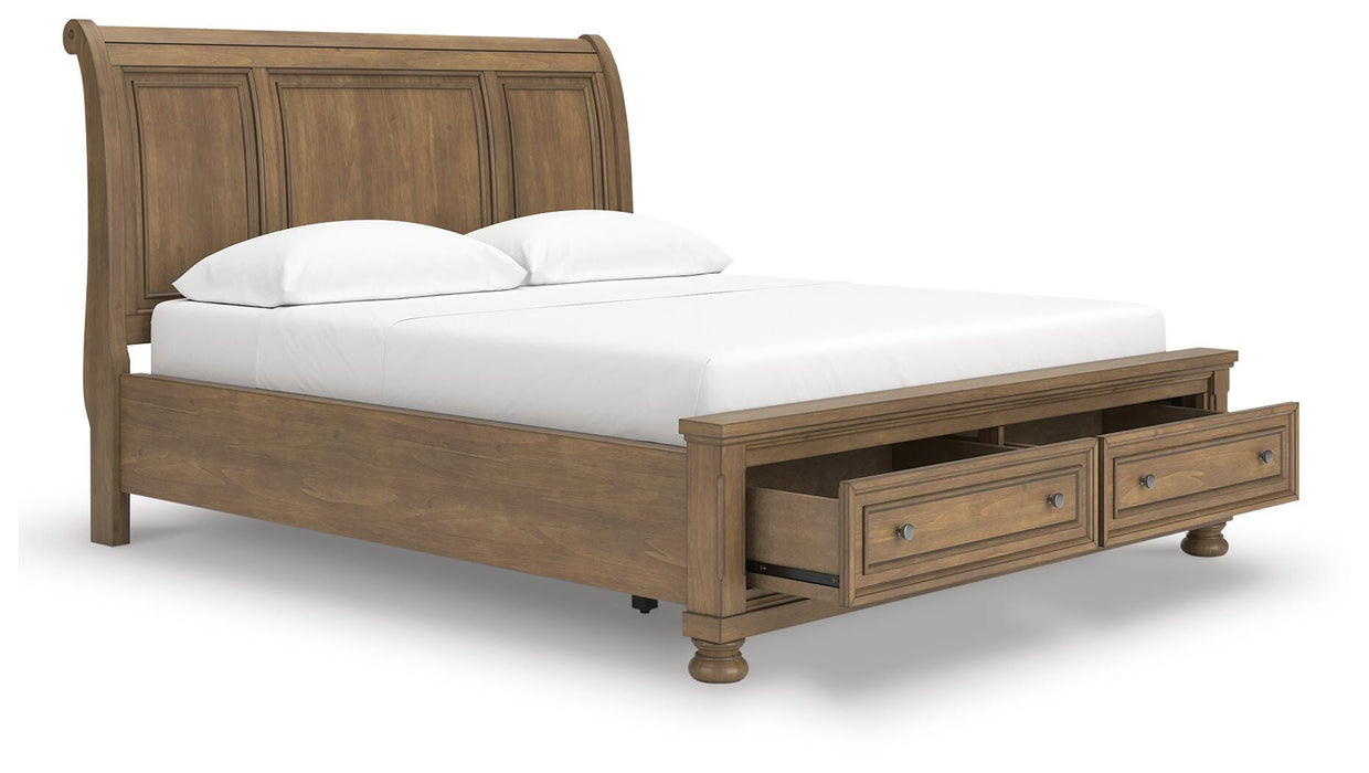 Feddinger Panel Storage Bed - Furniture Gallery