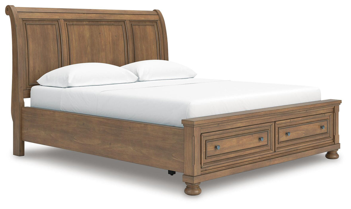 Feddinger Panel Storage Bed - Furniture Gallery