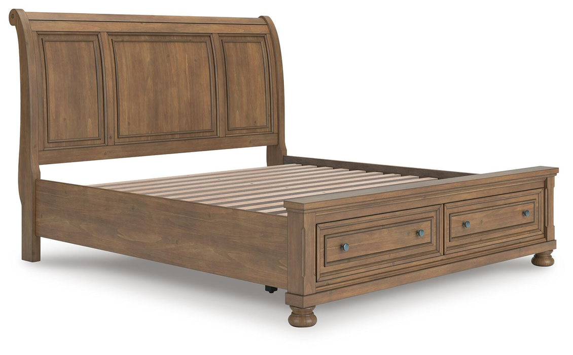 Feddinger Panel Storage Bed - Furniture Gallery