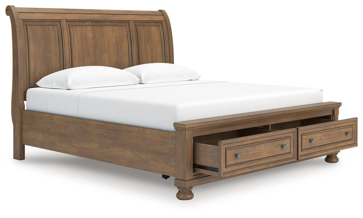 Feddinger Panel Storage Bed - Furniture Gallery