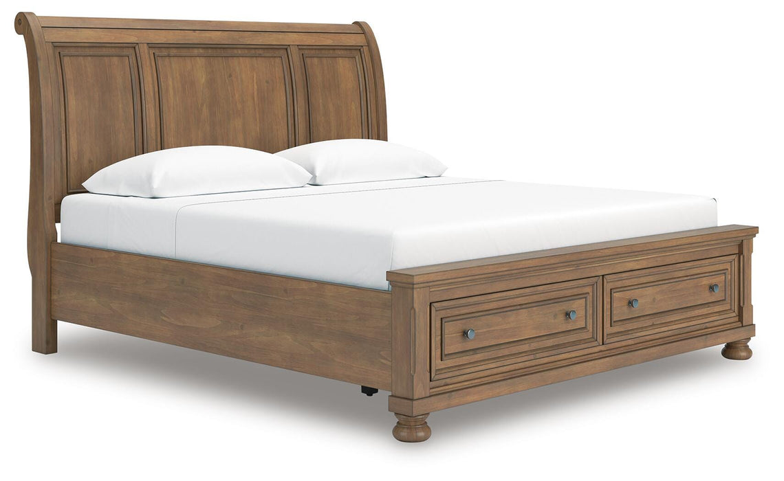 Feddinger Panel Storage Bed - Furniture Gallery