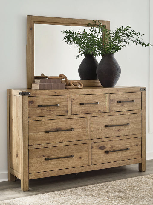 Ridgester Dresser and Mirror - Furniture Gallery