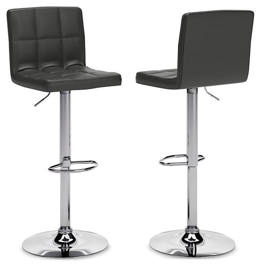Bellatier Adjustable Height Bar Stool - Furniture Gallery