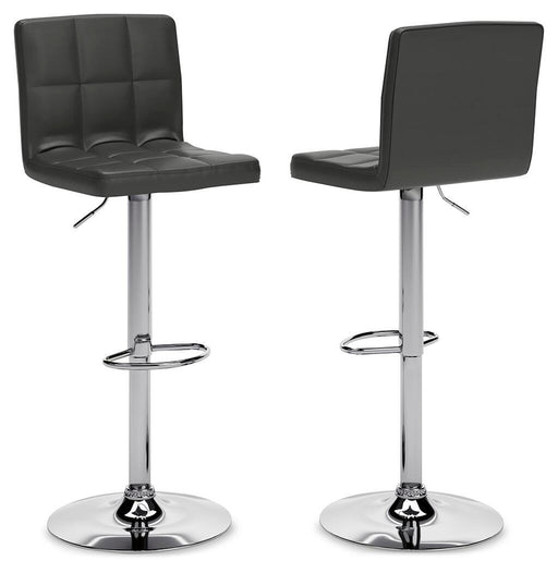 Bellatier Adjustable Height Bar Stool - Furniture Gallery