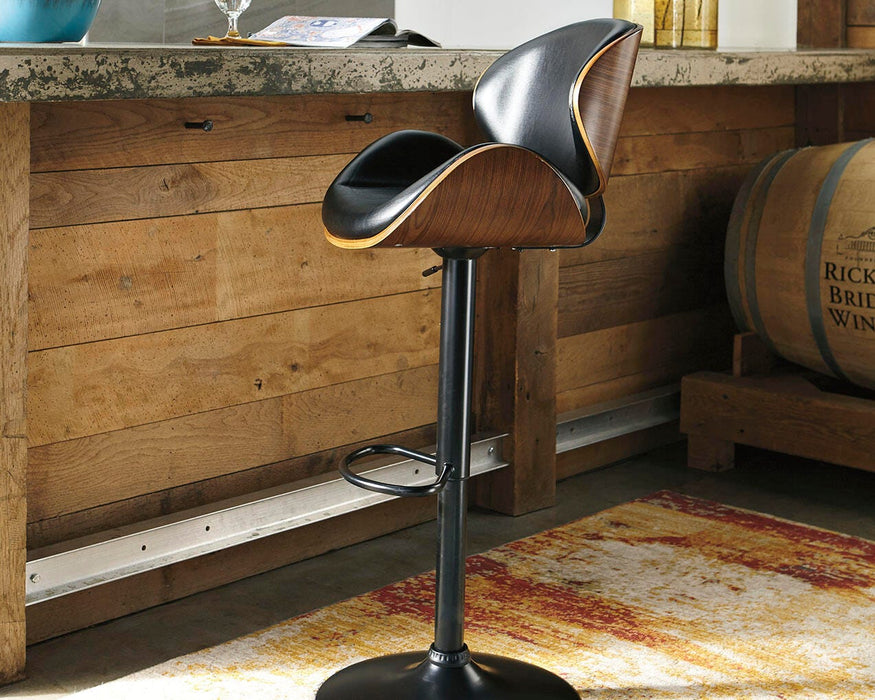 Bellatier Adjustable Height Bar Stool - Furniture Gallery