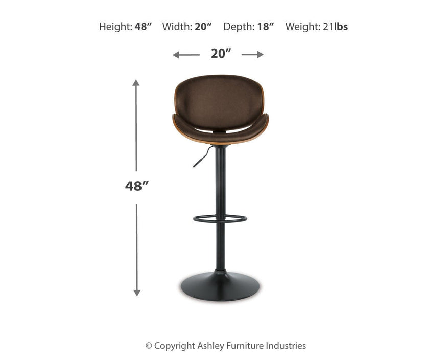 Bellatier Adjustable Height Bar Stool - Furniture Gallery