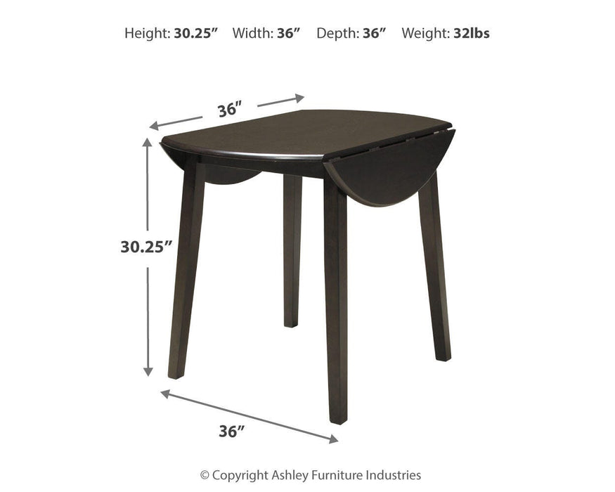 Hammis Dining Drop Leaf Table - Furniture Gallery