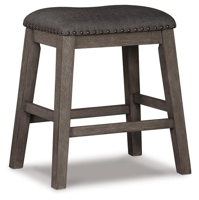 Caitbrook Counter Height Upholstered Bar Stool - Furniture Gallery
