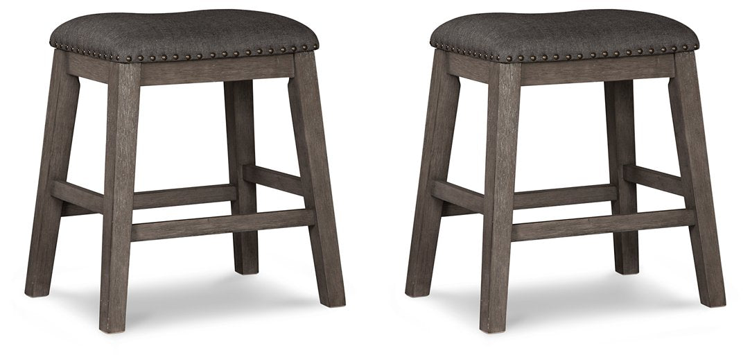 Caitbrook Counter Height Upholstered Bar Stool - Furniture Gallery