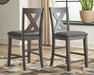 Caitbrook Counter Height Upholstered Bar Stool - Furniture Gallery