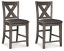 Caitbrook Counter Height Upholstered Bar Stool - Furniture Gallery