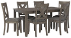 Caitbrook Dining Table and Chairs (Set of 7) - Furniture Gallery